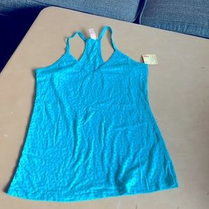 NWT No Boundaries Teal  Sleep Top, Size Lg, 53% Cotton, 47%Polyester